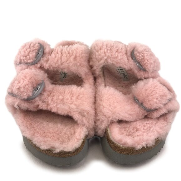 Papillio Arizona Big Buckle Shearling Sandals - Picture 4 of 13